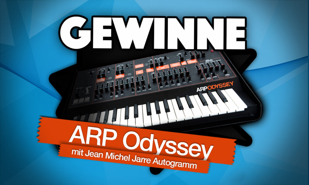 Gewinne einen ARP Odyssey mit Autogramm von Jean Michel Jarre