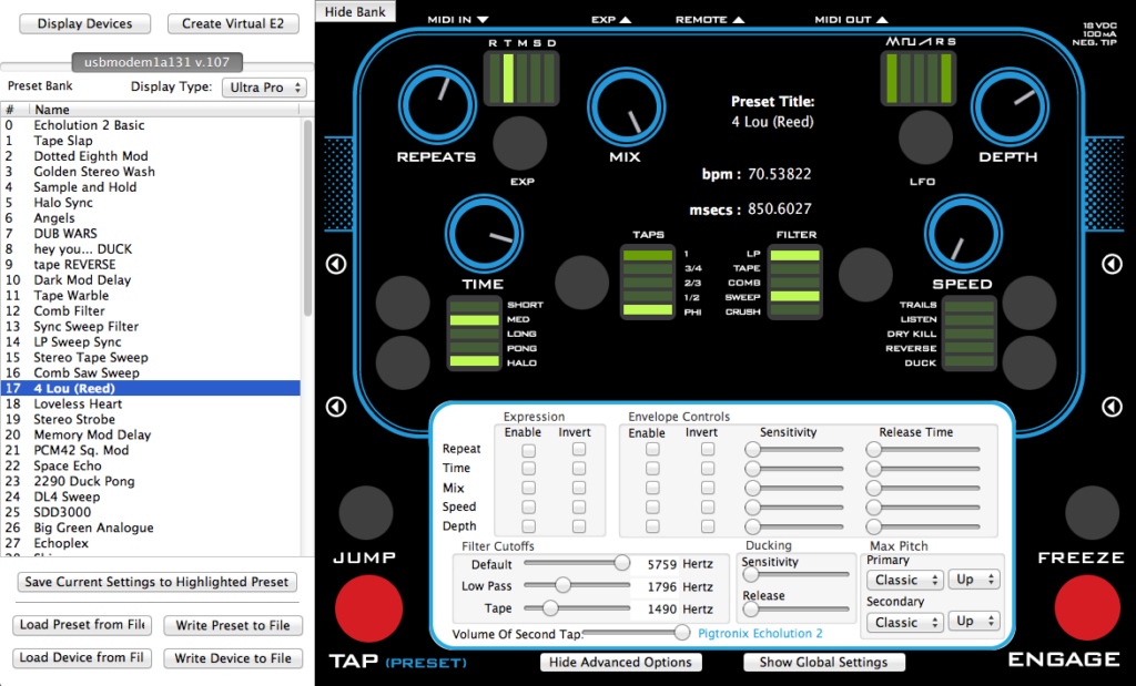 Lou Reed Delay