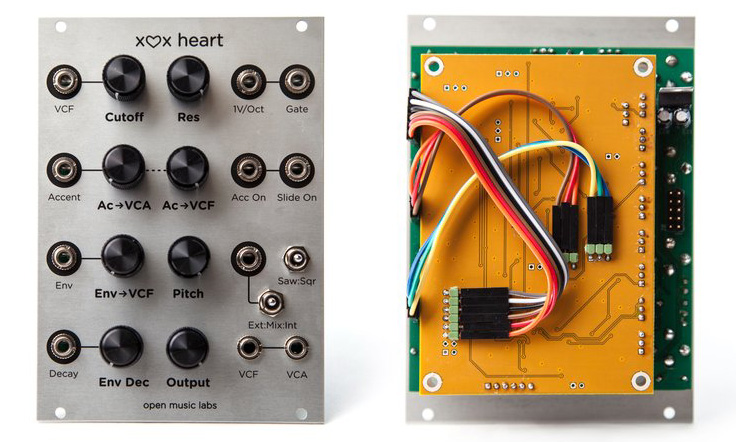Open Music Labs x0x-heart Modul (Bild: Crowdsupply / Open Music Labs)