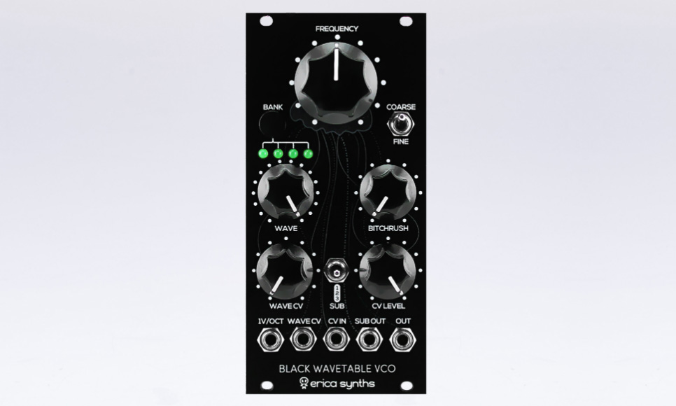 Erica Synths Black Wavetable VCO (Bild: zur Verfügung gestellt von Erica Synths)