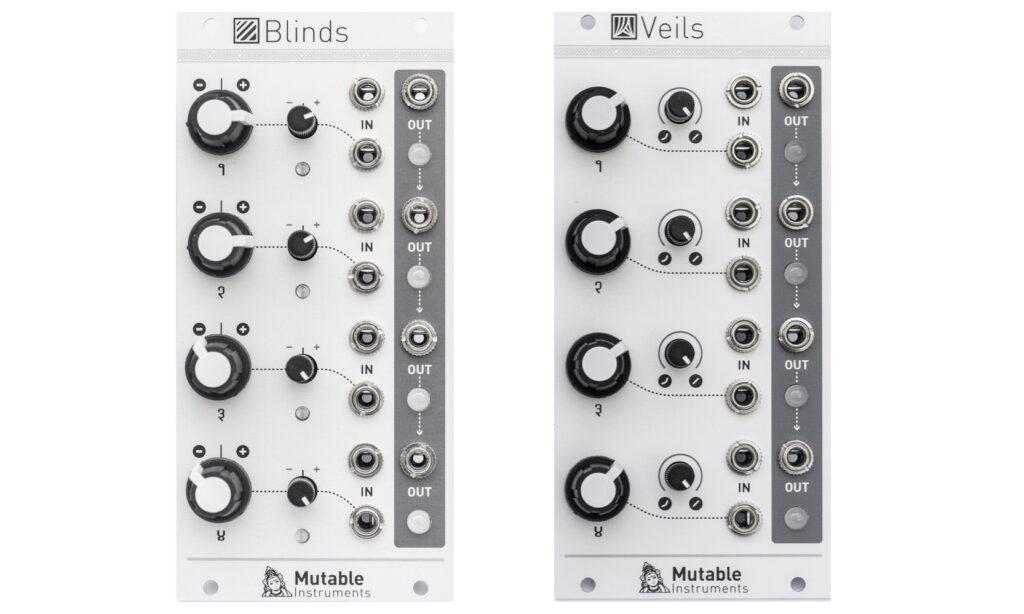 Mutable Instruments Blinds und Veils (Bilder: zur Verfügung gestellt von Mutable Instruments)