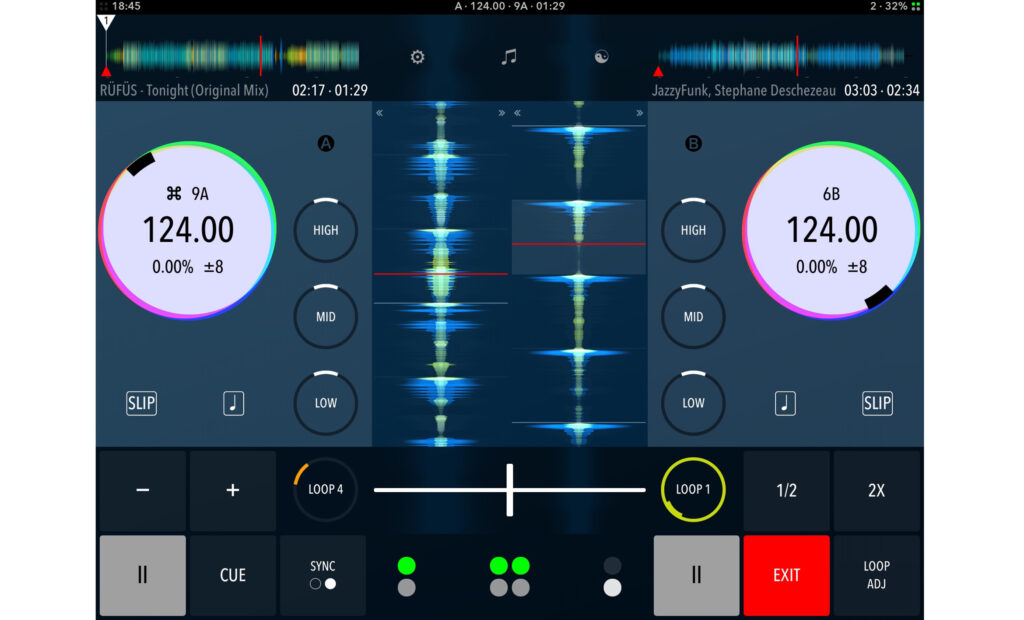 Screenshot: iMect DJ Player Pro 9.0.2