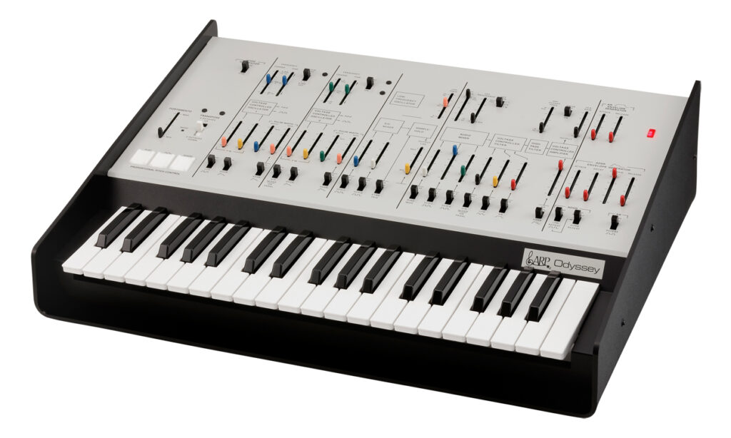 Der Korg ARP Odyssey kommt in Originalgröße! (Bild: zur Verfügung gestellt von Korg)