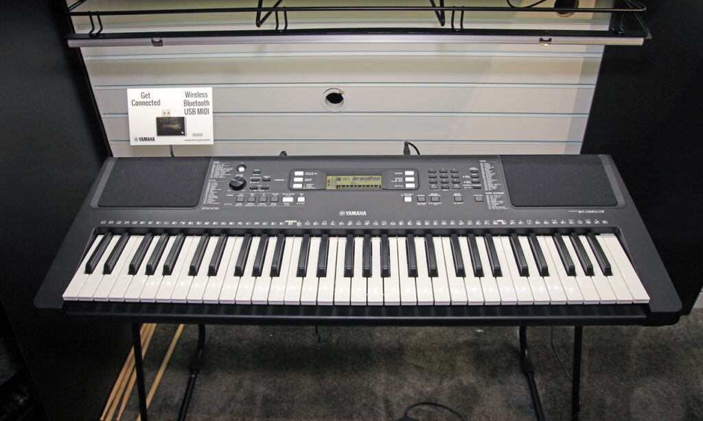 Das Yamaha PSR-E363 auf der NAMM Show 2017