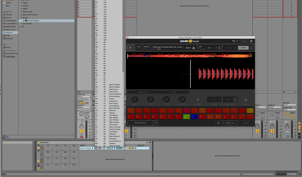 08_Serato-Sample_Drum_Rack Bild