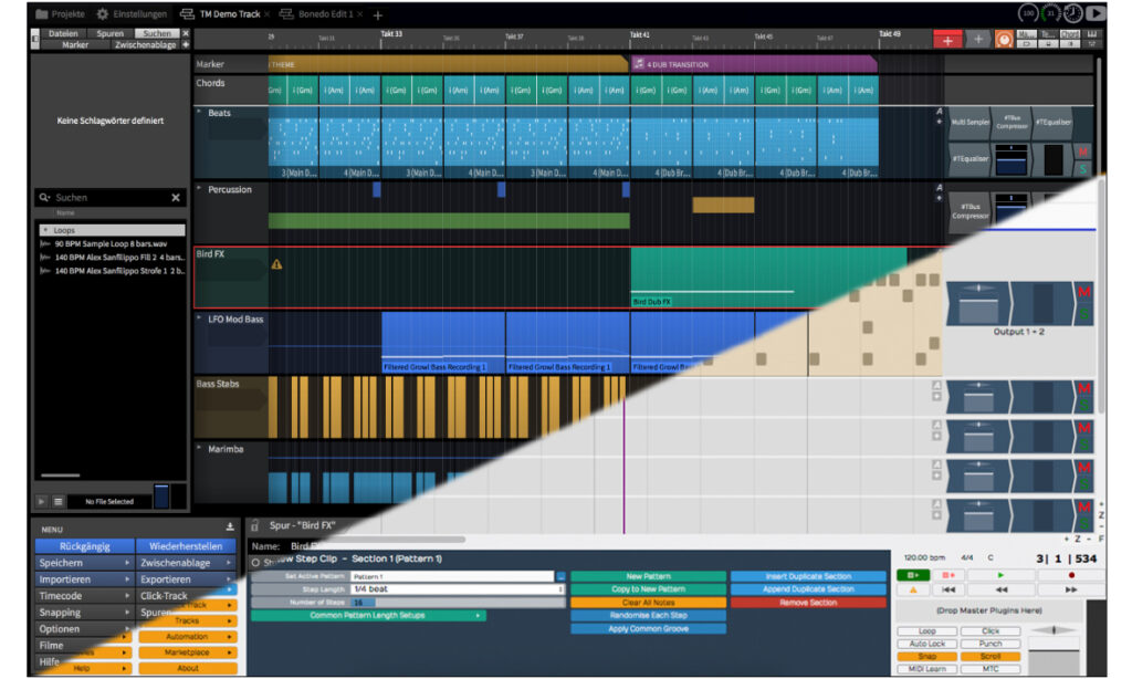 Vergleich der Oberfläche von Traktion 6 und Waveform 9 – hier hat sich einiges getan.