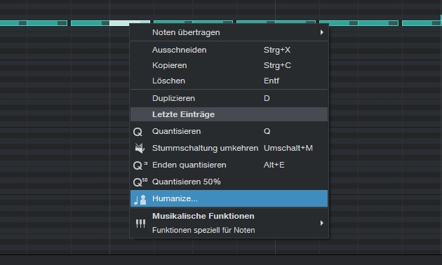 Mit Humanize klingen Drums „menschlicher“.