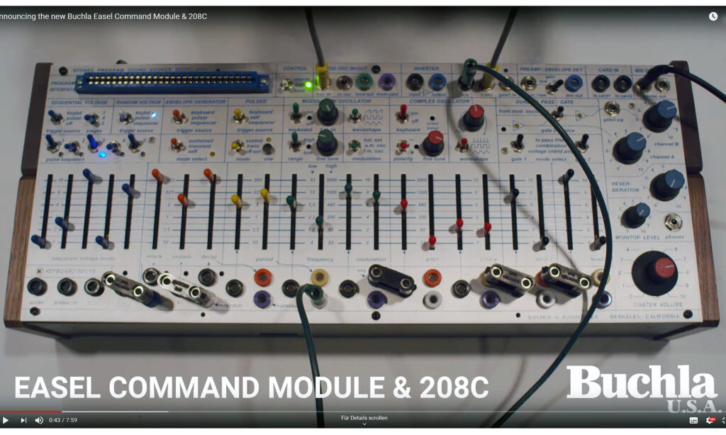 (Foto: Screenshot aus Video | Buchla USA)