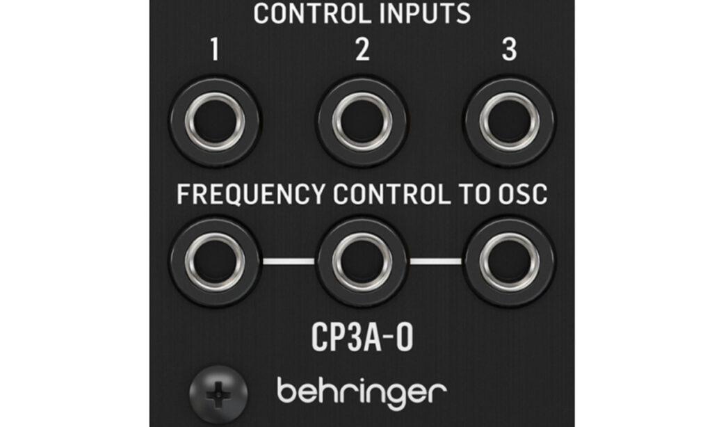 Behringer CP3A-O CP3A-O Oszillator Controller [unterer Bereich]. (Foto: Behringer)