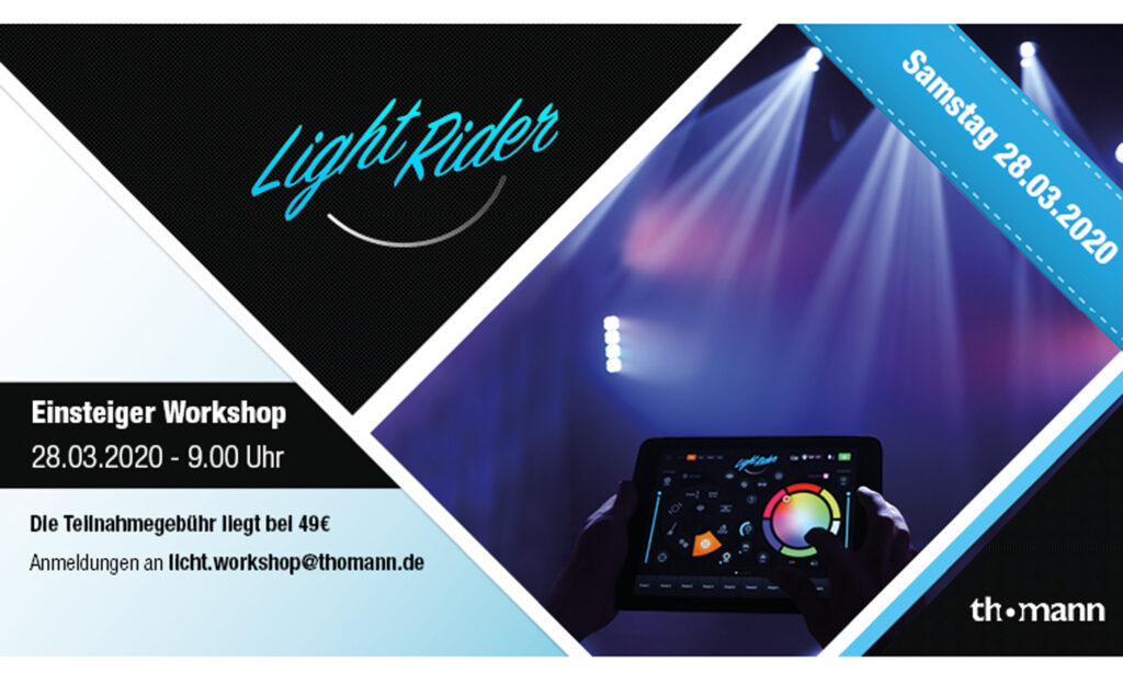 Light Rider – Lichttechnikworkshop