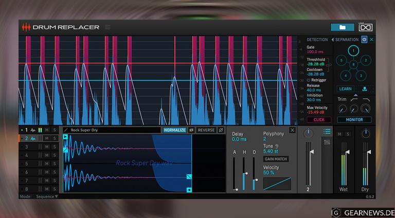 UVI Drum Replacer: Schlagzeug-Sounds austauschen mit künstlicher Intelligenz