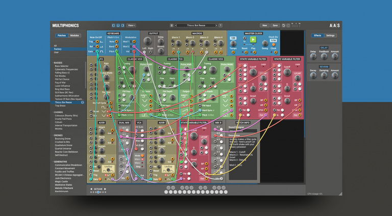 AAS Multiphonics CV-1: Ein Modular System als Software Plug-in für 79 €