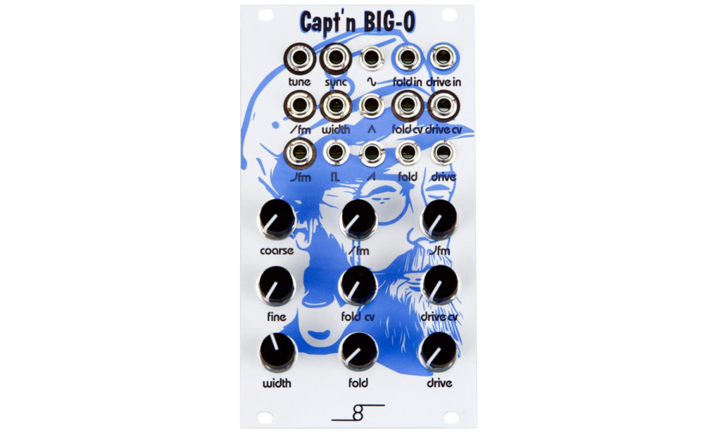 Capt’n Big-O ist ein analoger Eurorack-Oszillator mit Wavefolder und Drive. (Foto: Cre8audio)