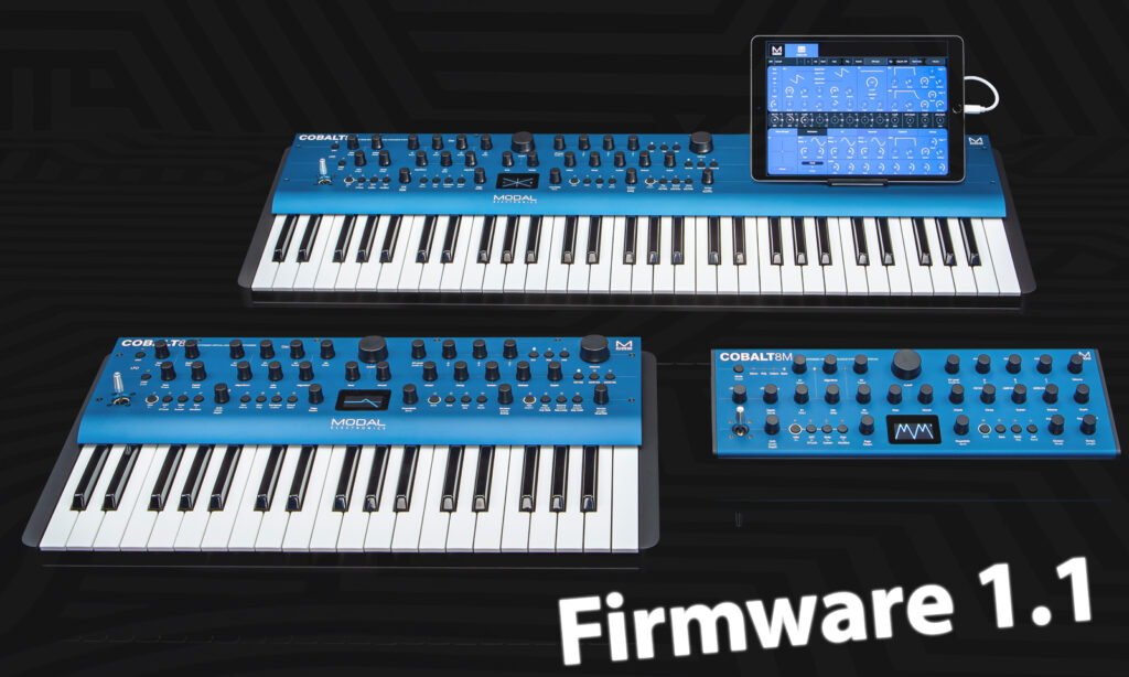 Modal Electronics Firmware-Update v1.1 für COBALT8 Serie (Quelle: MOdaö electronics)