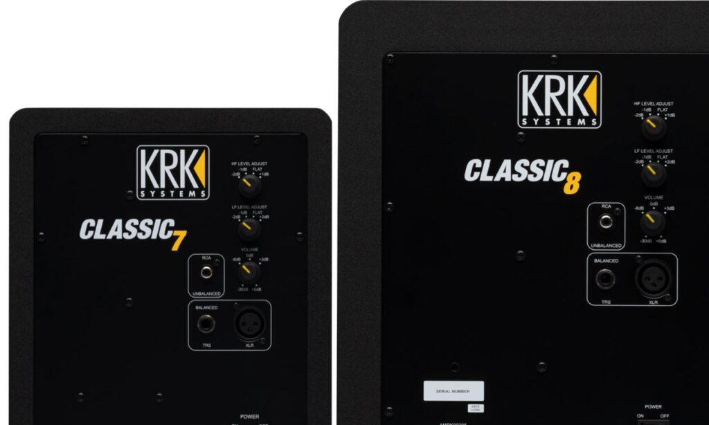 KRK Classic Studiomonitore Anschlüsse
