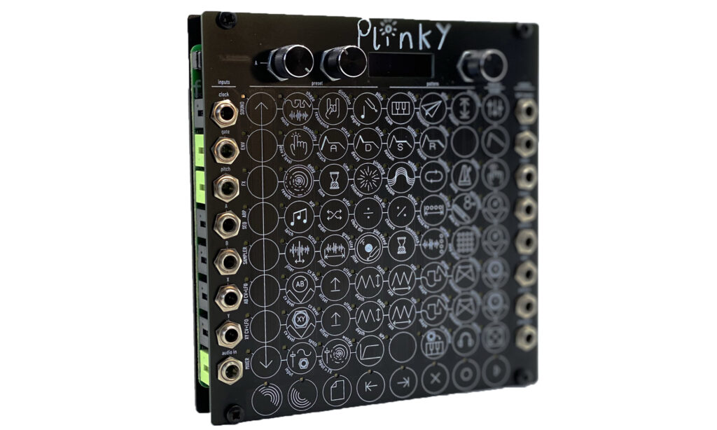 Plinky: 8-stimmiger polyphoner Touch-Synthesizer mit toller Ausstattung. (Quelle: Thonk)