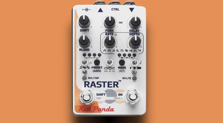 Red Panda Raster 2 Delay Effekt Pedal Front Teaser