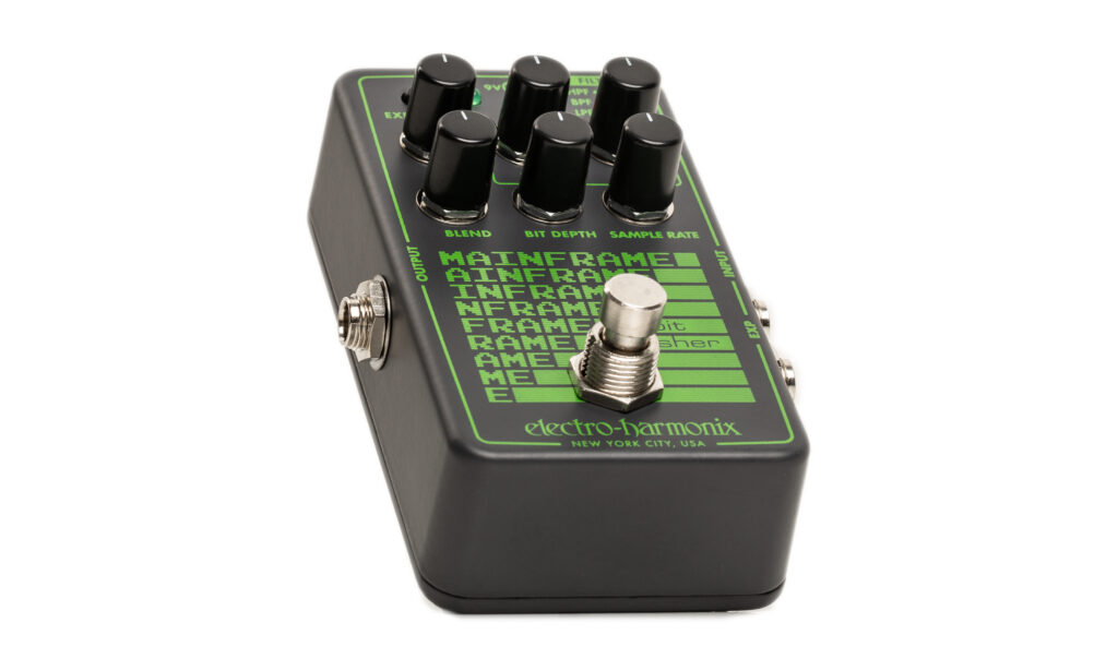 Der Electro Harmonix Mainframe Bit Crusher ist ein Spezialist unter den Effektpedalen, der vor allem experimentierfreudige Gitarristen und Bassisten ansprechen dürfte.