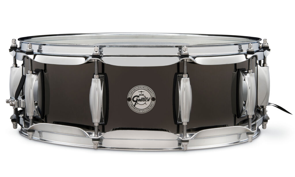 14“x5“ Full Range Black Nickel Over Steel Snaredrum (Foto: Gretsch Drums)