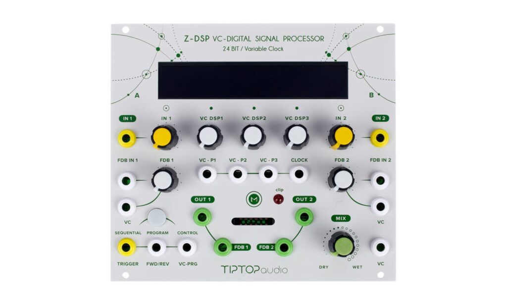 Tiptop Audio Z-DSP | Mit dem Z-DSP und seinen Effekt-Karten sind die Möglichkeiten quasi endlos. (Foto: Tiptop Audio)