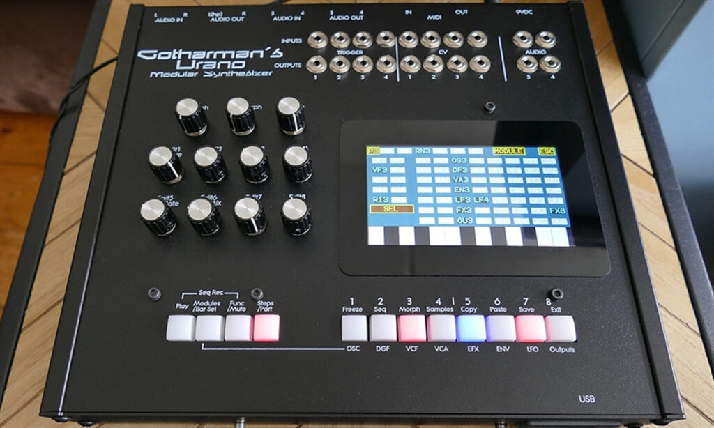 Gotharman's Urano - Modularer Digital-Synthesizer mit Wavetables, Sampling und hybriden Eigenschaften