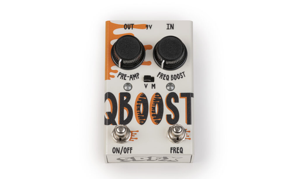 Mit dem Stone Deaf QBoost erhält man ein Boost Pedal mit zwei Klangcharakteristiken und einem sehr wirkungsvollen Frequenz-Boost.