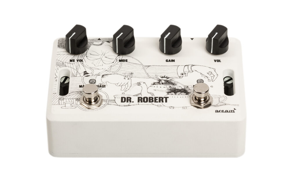 Das Aclam Dr. Robert Overdrive Pedal bringt den Vibe des legendären Vox UL 730 auf das Pedalboard und kann mit einem eigenständigen Sound punkten.