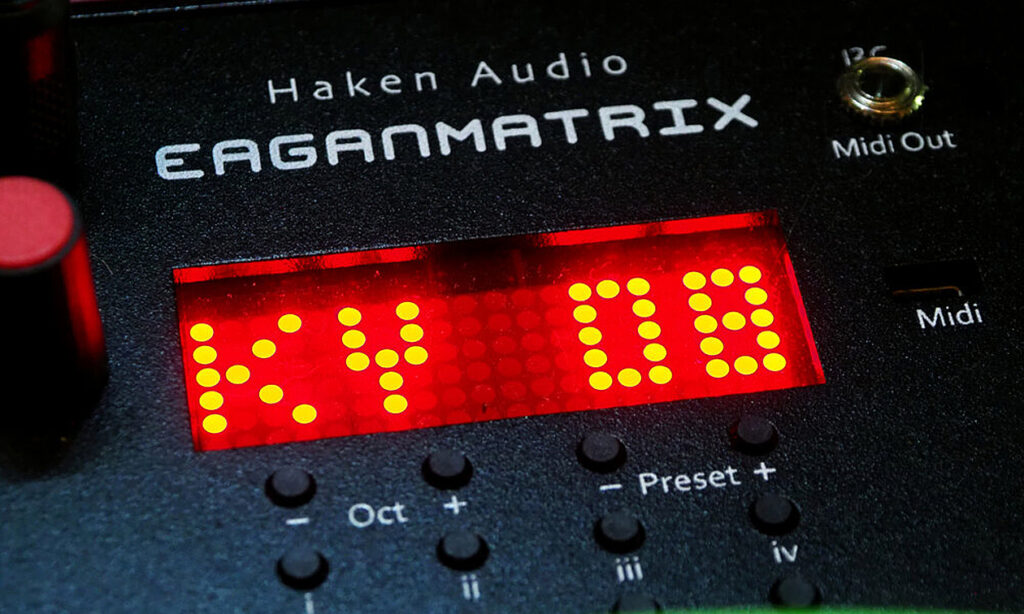 Haken Audio EaganMatrix im Detail. (Foto: Haken Audio)