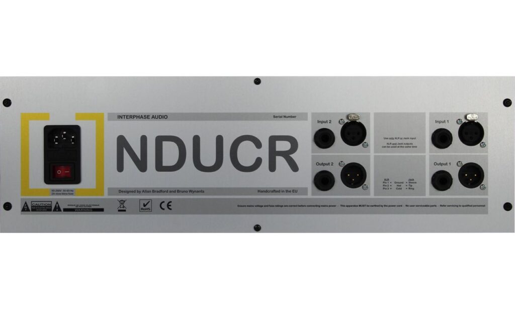 Interphase Audio NDUCR Rückseite Anschlüsse