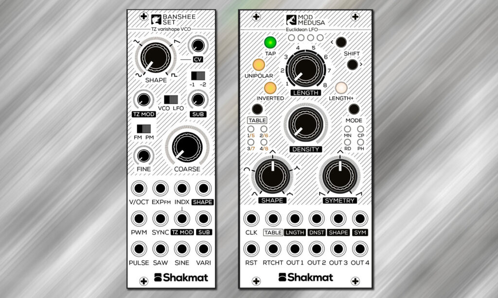 Superbooth 21: Shakmat Banshee Set und Mod Medusa (Foto: Shakmat)