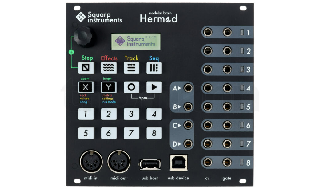 Mit vier MIDI-/USB-Ports ist der Squarp Instruments Hermod ein mächtiger MIDI-Hub. (Foto: Thomann)