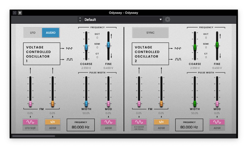 AIR Odyssey ist die virtuelle Nachbildung des Synthesizer-Klassikers von ARP.