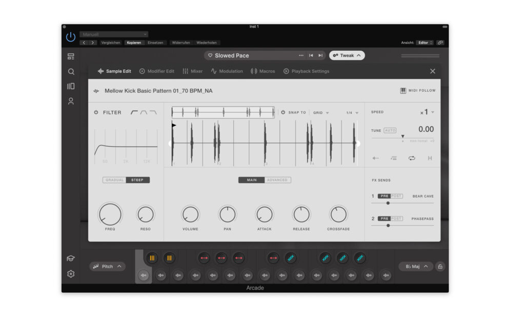 Mit dem Browser-System des Mercury-4 hat man seine Sounds gut im Blick.