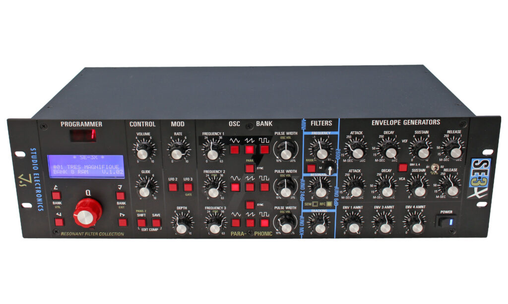 Als Rack-Synthesizer ist der Studio Electronics SE-3X im Jahr 2021 ein Exot.