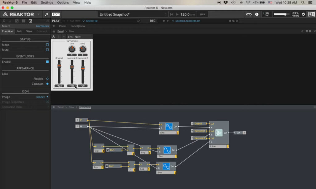 Subharmonic_Synth_in-Reaktor Bild