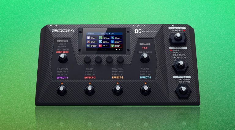 ZOOM B6 Multi-Effects Bass Processor