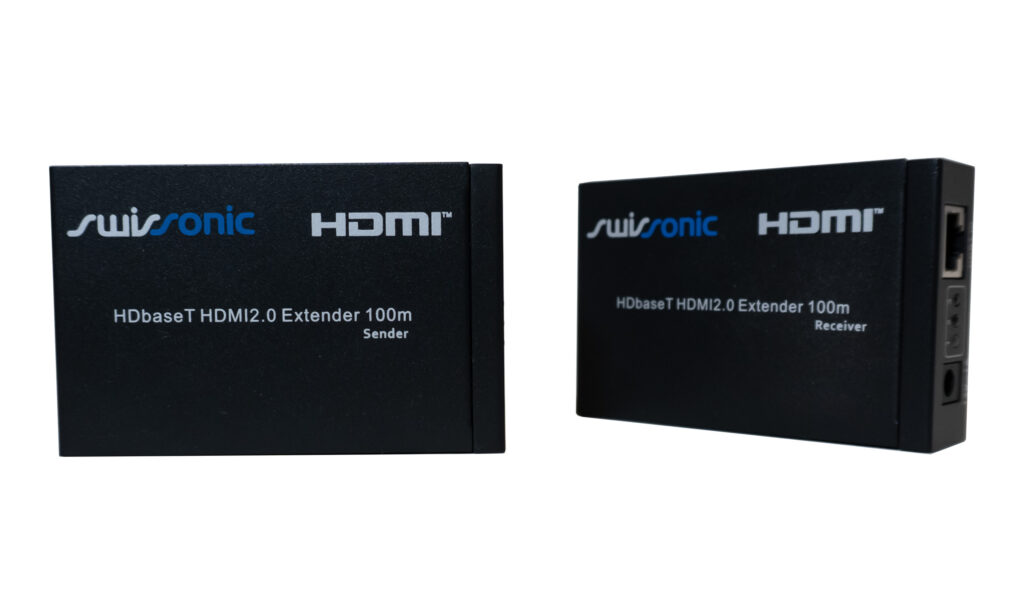 01_Swissonic_HDbaseT_HDMI2.0_Extender_100M_Titel Bild