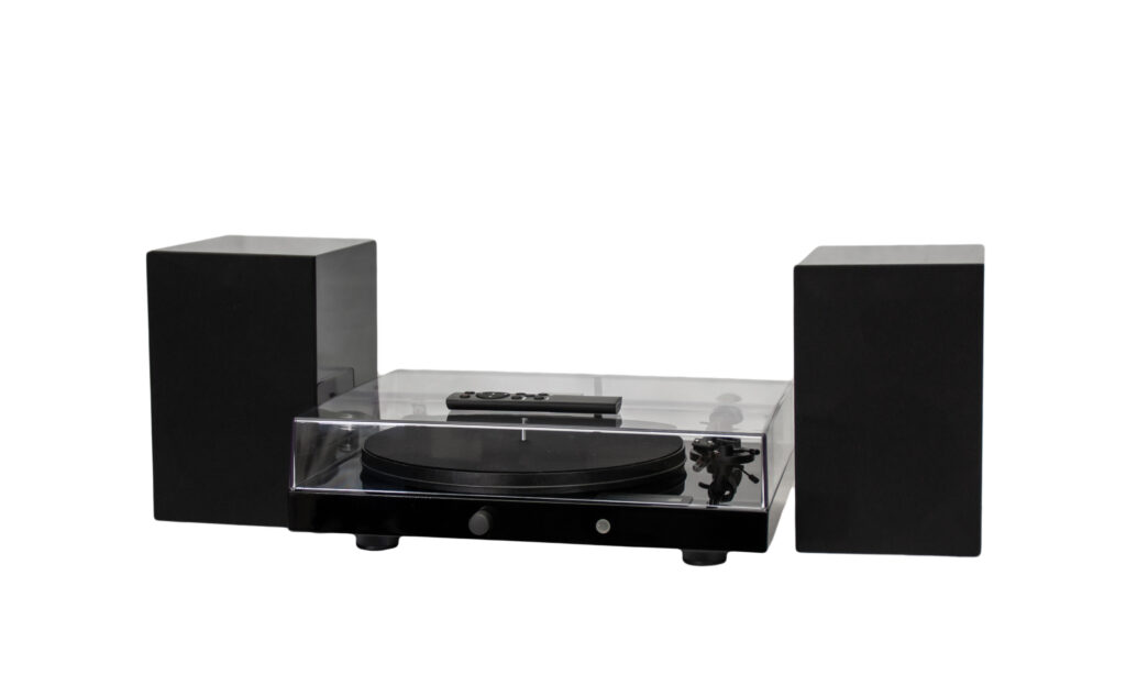 Pro-Ject Juke Box E HiFi Set black, eine harmonische Beziehung aus Pro-Jects Juke Box E und der Speaker Box 5 mit gutem Preis-Leistungs-Verhältnis