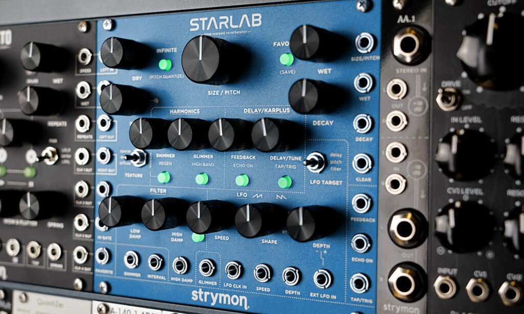 Strymon Starlab im Eurorack. (Foto: Strymon)