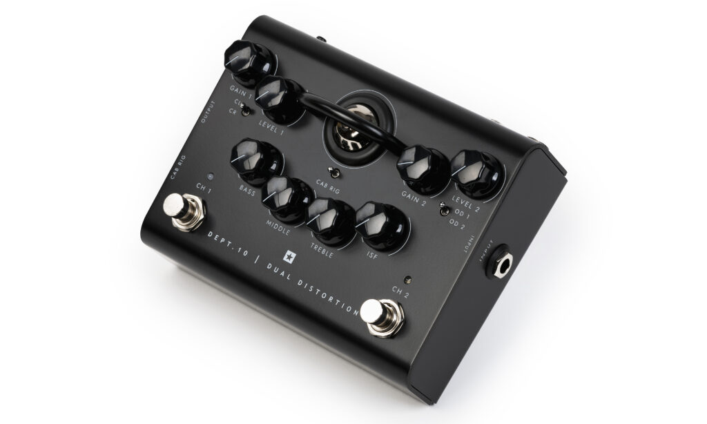 Der Blackstar Dept.10 Dual Distortion zeigt sich vielseitig und deckt von Classic-Rocksounds bis hin zu modernen Metal-Klängen ein breites Feld ab.