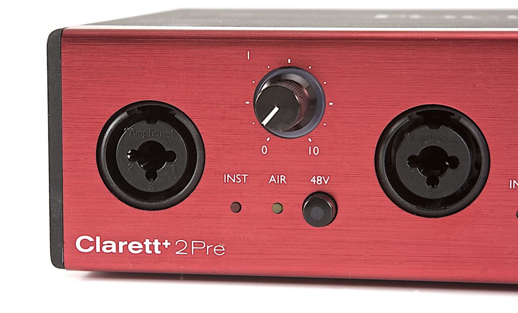 新作在庫□現状品□ Focusrite Clarett 2Pre USB フォーカスライト　オーディオインターフェース　美品　（2732227) オーディオインターフェース