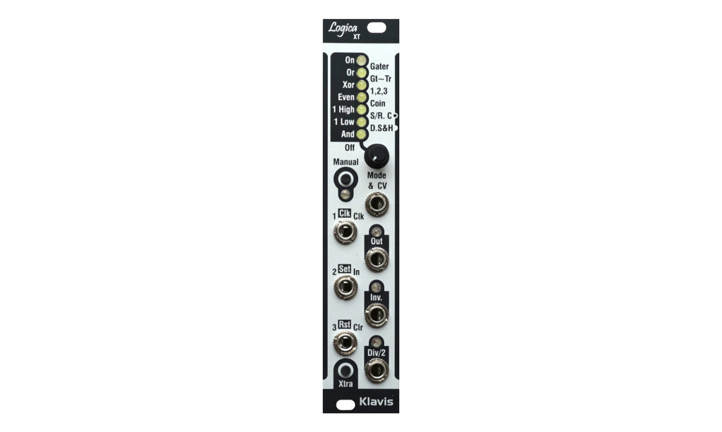 Mithilfe von Logik-Modulen wie dem Klavis Logica XT entstehen ebenfalls komplexe Rhythmen im Eurorack. (Foto: Klavis)