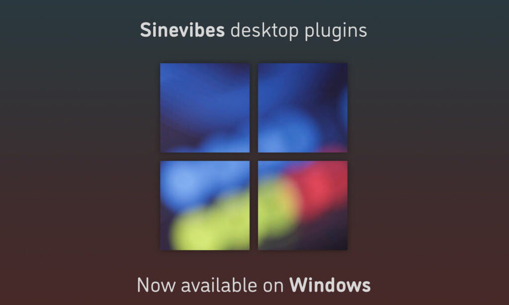 Sinevibes Plugins jetzt auch für Windows-Plattformen (Foto: Sinevibes)