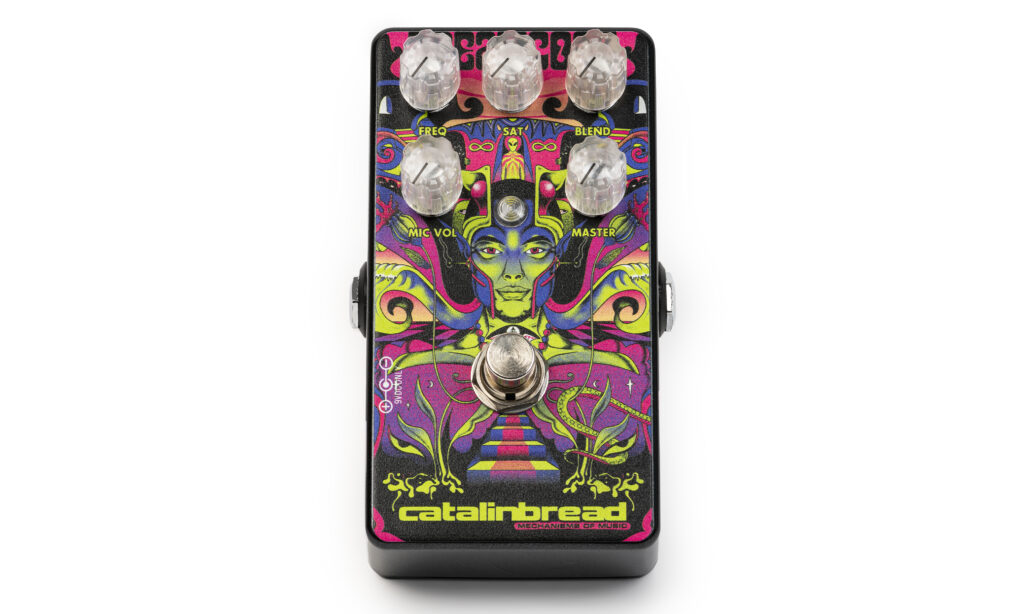 Der Catalinbread Dreamcoat Overdrive punktet mit einem eigenständigen Sound, der dem Charakter der Vorverstärkerschaltung der legendären Aiwa TP-1011 Bandmaschine sehr nahe kommt.