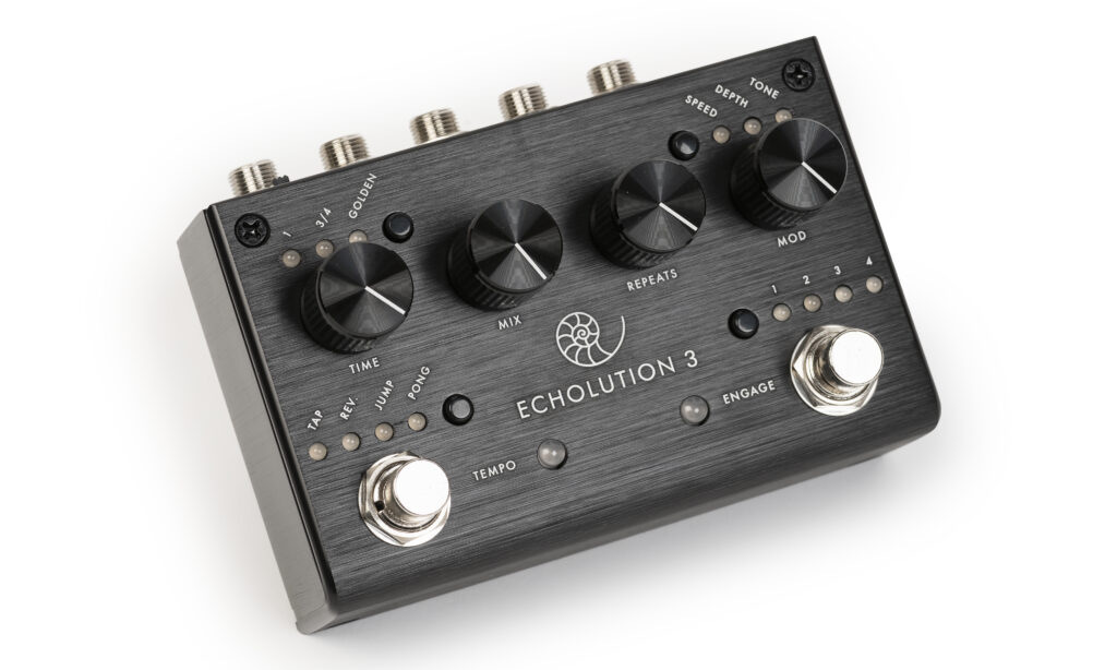 Der Hersteller hat das Pigtronix Echolution 3 Delay-Pedalfunktional neu geordnet, logisch vereinfacht und an den richtigen Stellen nachvollziehbare Einsparungen vorgenommen.