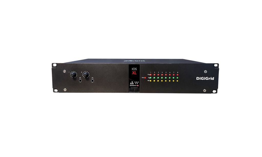 Ethernet/SoundGrid-Interface und Server: DiGiGrid IOS XL Test