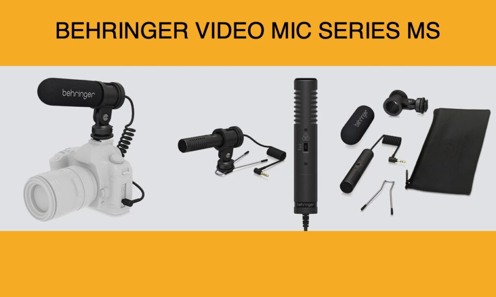 Behringer VIDEO MIC MS – Mid-Side Camera Microphone