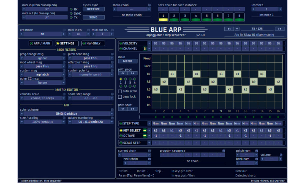 BlueArp Software-Editor (Foto: OMG Instruments)