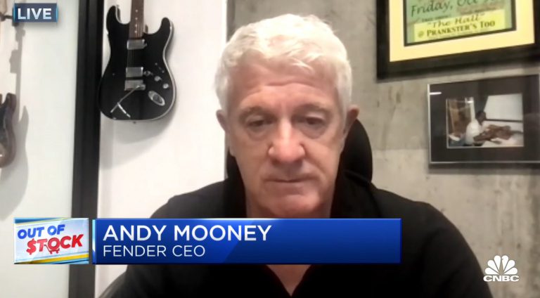 Fender Shortage CEO Andy Mooney CNBC