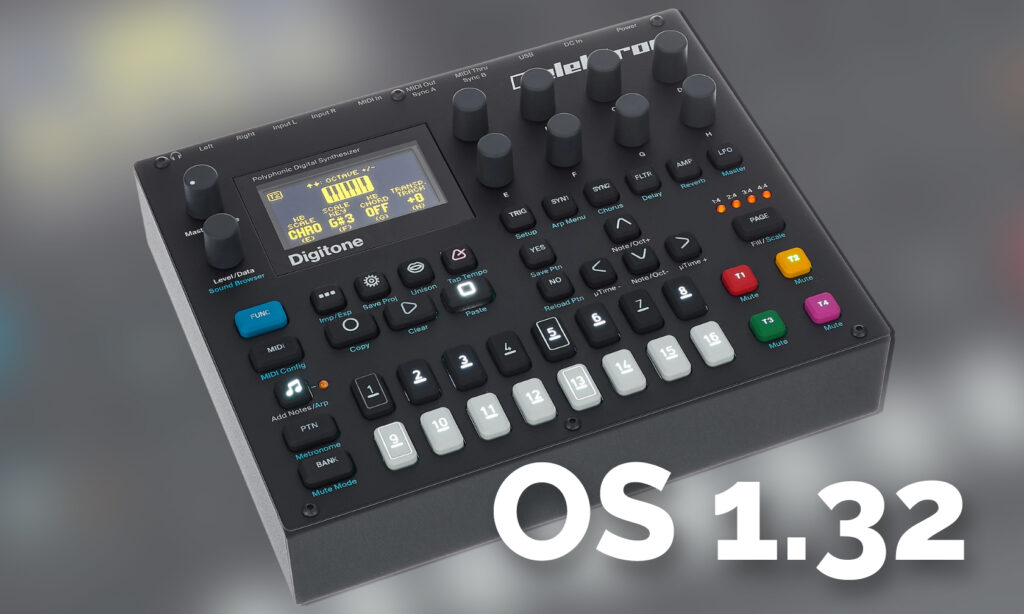 Elektron Digitone OS 1.32 (Foto: Elektron)